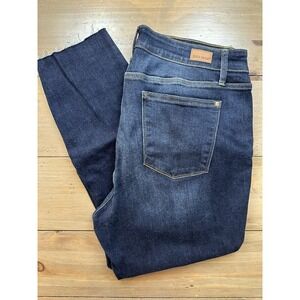 Judy Blue Jeans Womens 18W Dark‎ Wash Skinny Fit Raw Hem Denim JB82152DK-PL